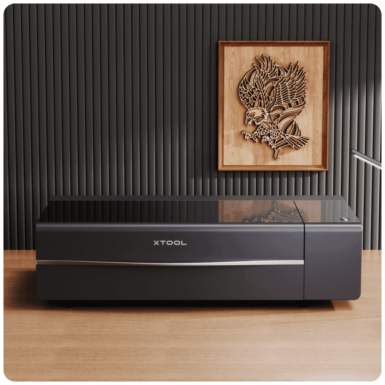 xTool P2S 55W – CO2 Desktop Laser Cutter (machine+fire safety kit) Laser Engraver